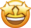 Starry eyes emoji
