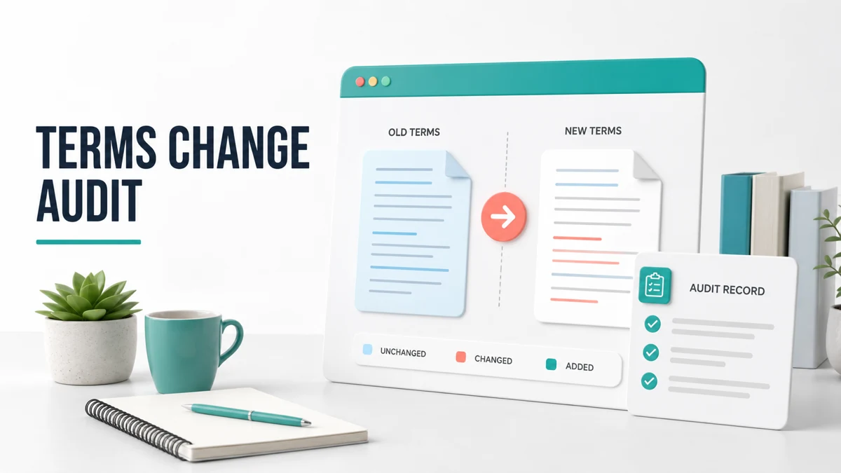Affiliate Program Terms Change Audit Checklist Guide