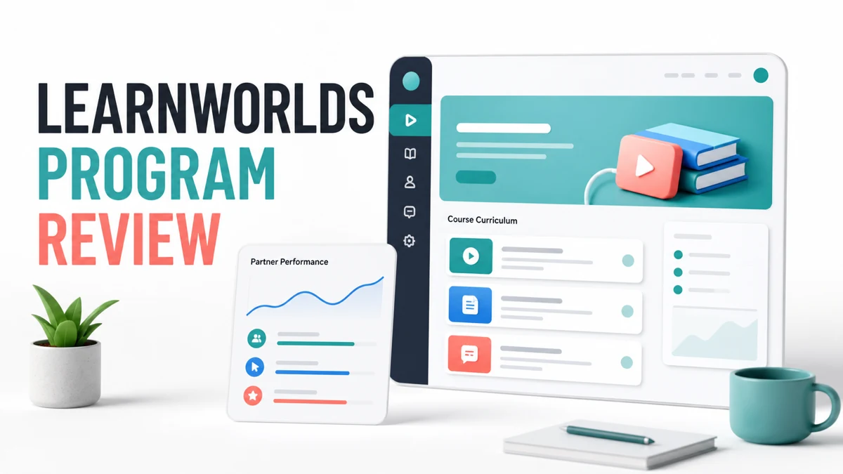 LearnWorlds Affiliate Program Review for Course Creators