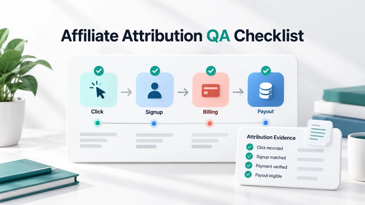 Affiliate Attribution QA Checklist for SaaS