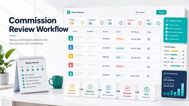 Affiliate Commission Approval Workflow for SaaS Teams