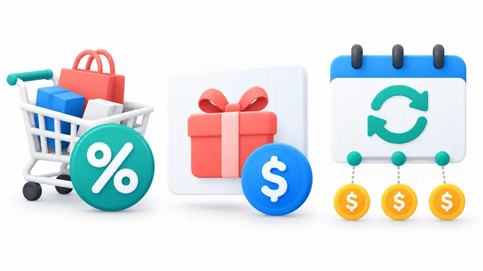 An affiliate publisher compares percentage, bounty, and recurring payout models