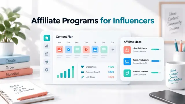 5 Affiliate Programs for Influencers in 2026