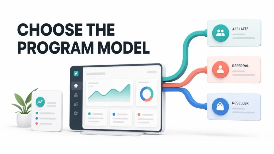 Affiliate vs referral vs reseller program decision map for SaaS teams