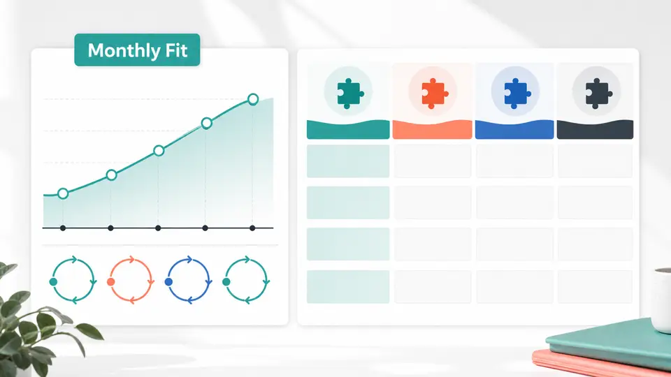 Monthly fit graphic for recurring affiliate program value