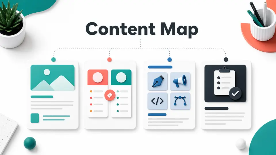 Content map graphic for the Fiverr vs Upwork affiliate program comparison