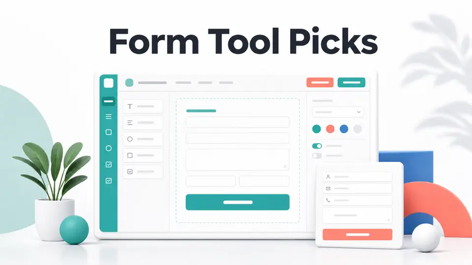 Form builder affiliate programs shown as a clean no-code form tool dashboard