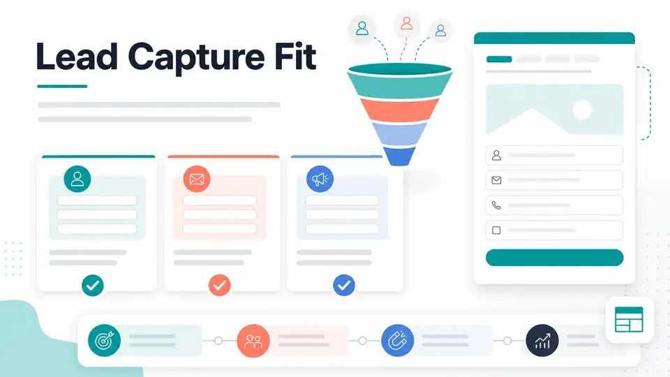 Lead capture fit graphic for form builder affiliate audiences