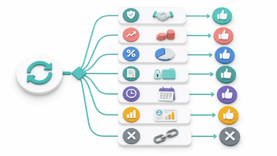 Decision path for choosing a creator renewal email