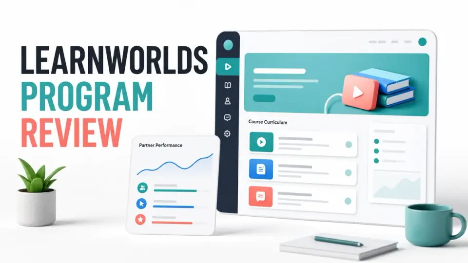 LearnWorlds affiliate program review for course creator publishers