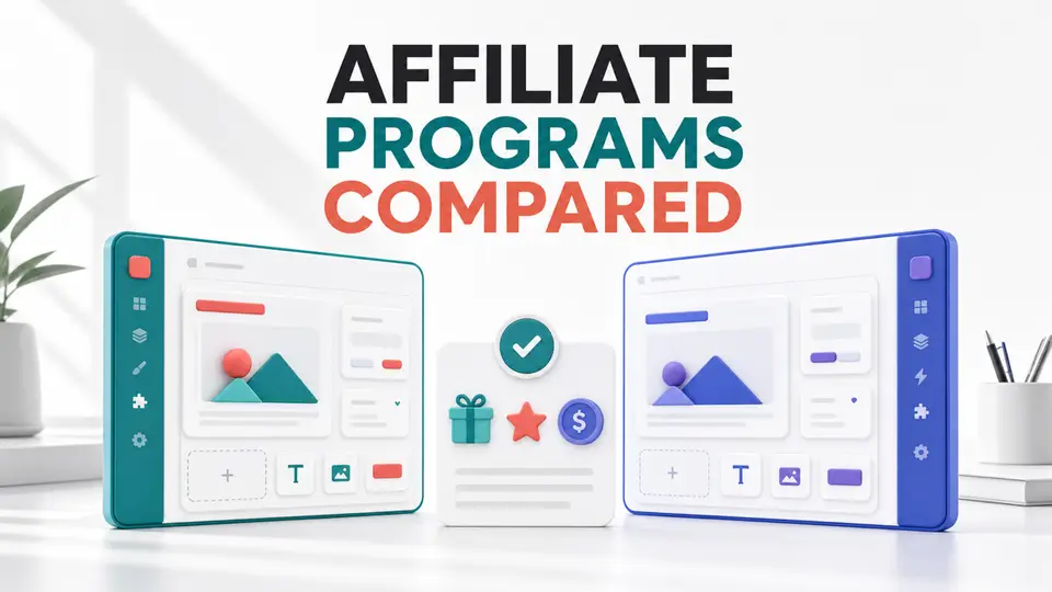 Lovable vs Base44 affiliate program comparison workspace