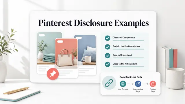Pinterest Affiliate Disclosure Examples for Amazon 2026