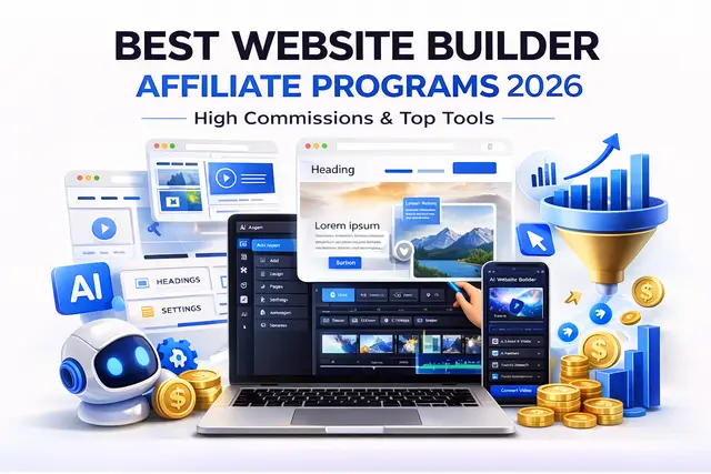 Best Website Builder Affiliate Programs in 2026: Earn Big Promoting Tools Everyone Needs