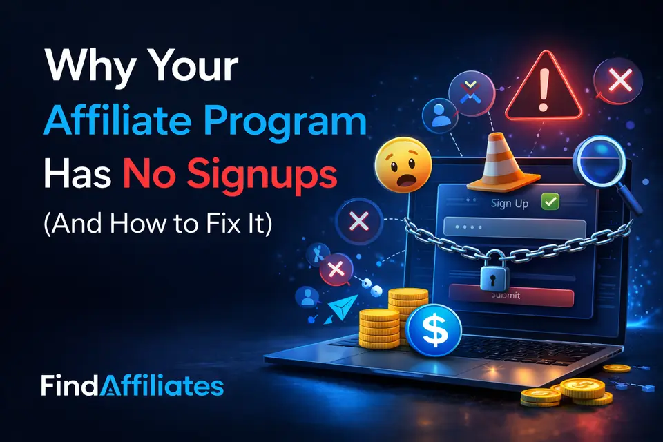 Why Your Affiliate Program Has No Signups And How to Fix It